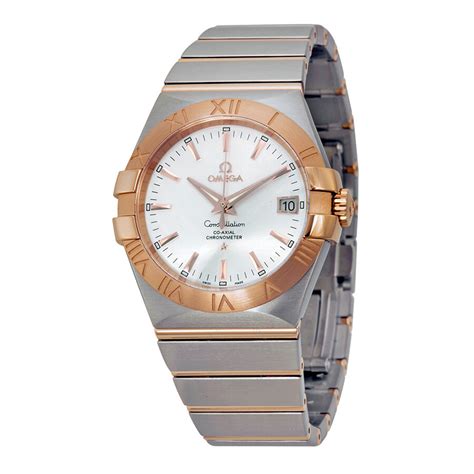 omega rose gold watch